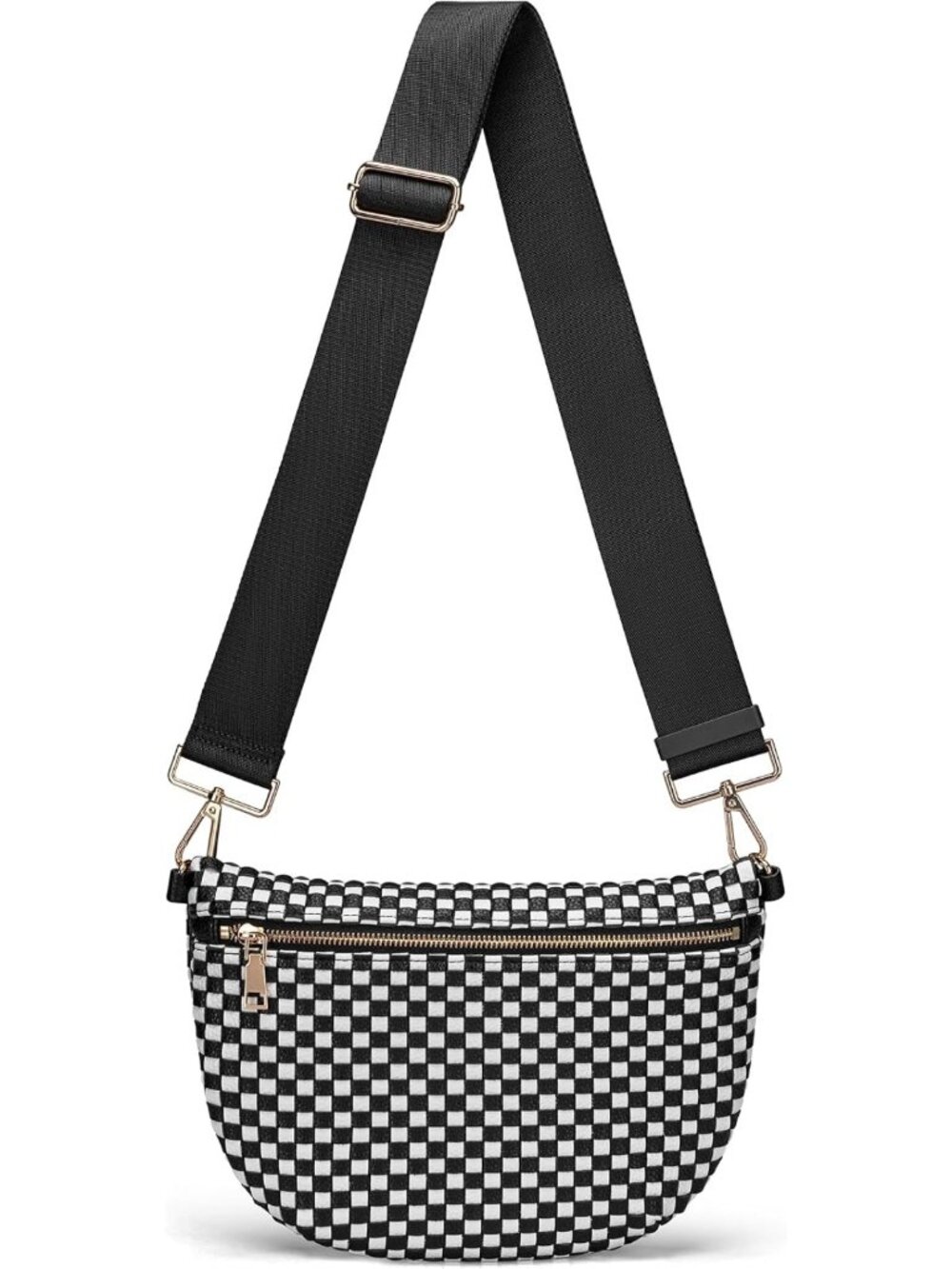 Stylish Woven Crossbody Bag for Women | Leather Sling Purse for Travel